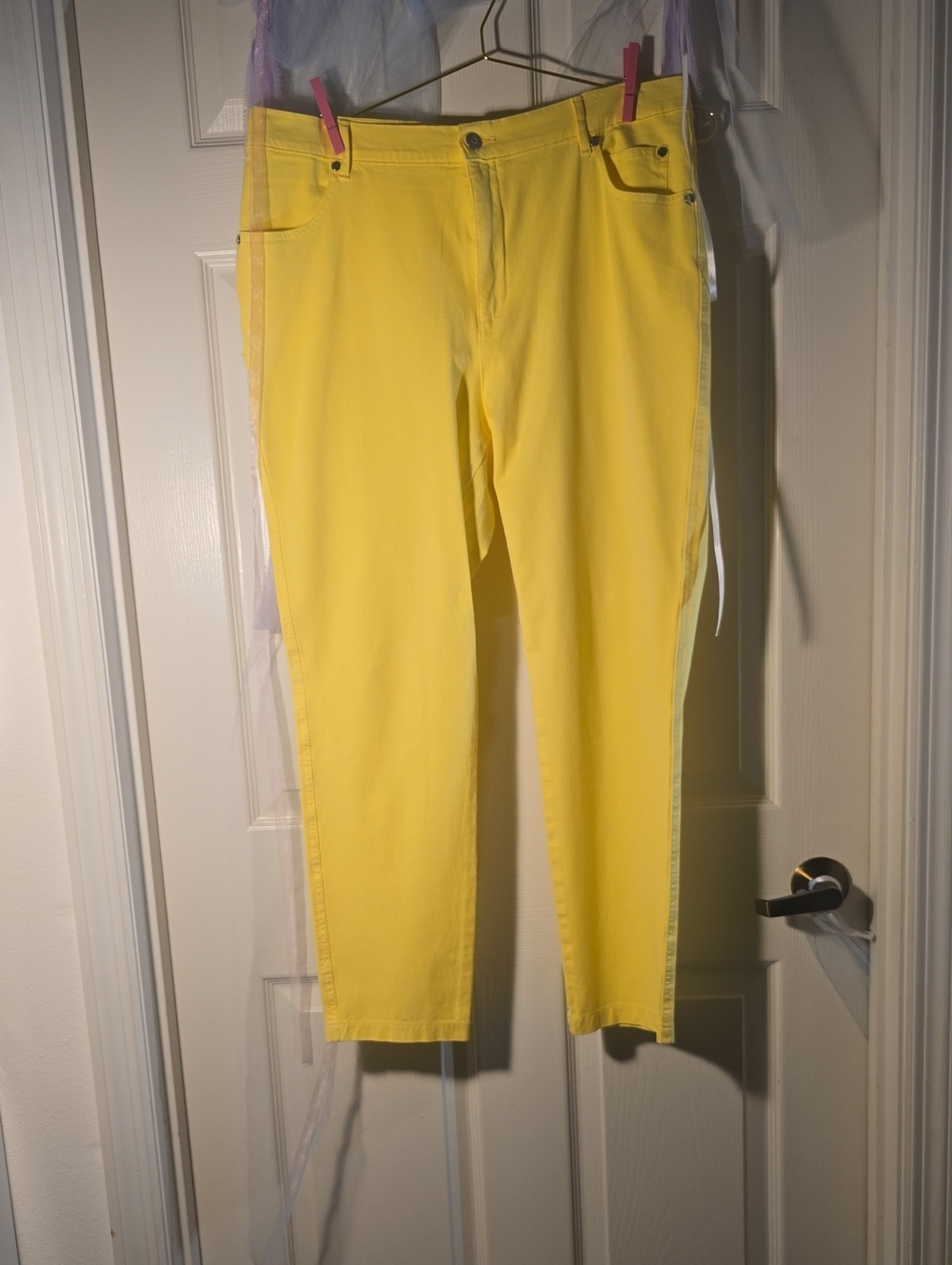 MARBLE Yellow Women's Pants